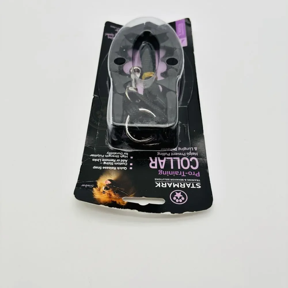 Starmark Pro-Training Dog Collar Black 15-in Small. New In Packaging.
